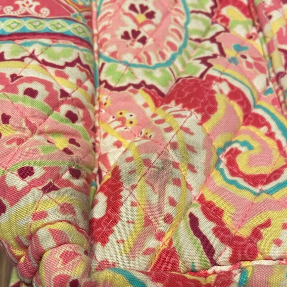 Pink Paisley print Vera Bradley tote bag - Picture 8 of 8